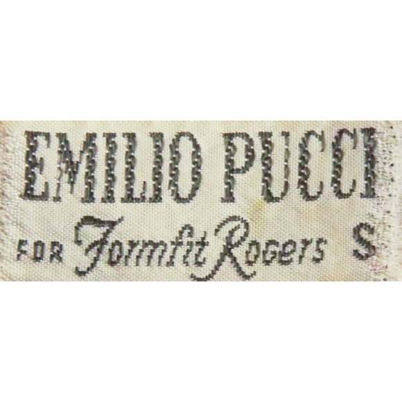 Vintage Emilio Pucci EPFR 60s 70s Mini Shift Lingerie Nighty Slip Dress XS S - Picture 2 of 12